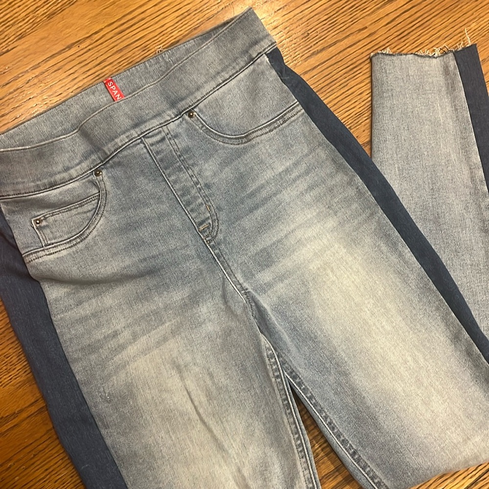 Spanx Skinny jeans with contrast sides